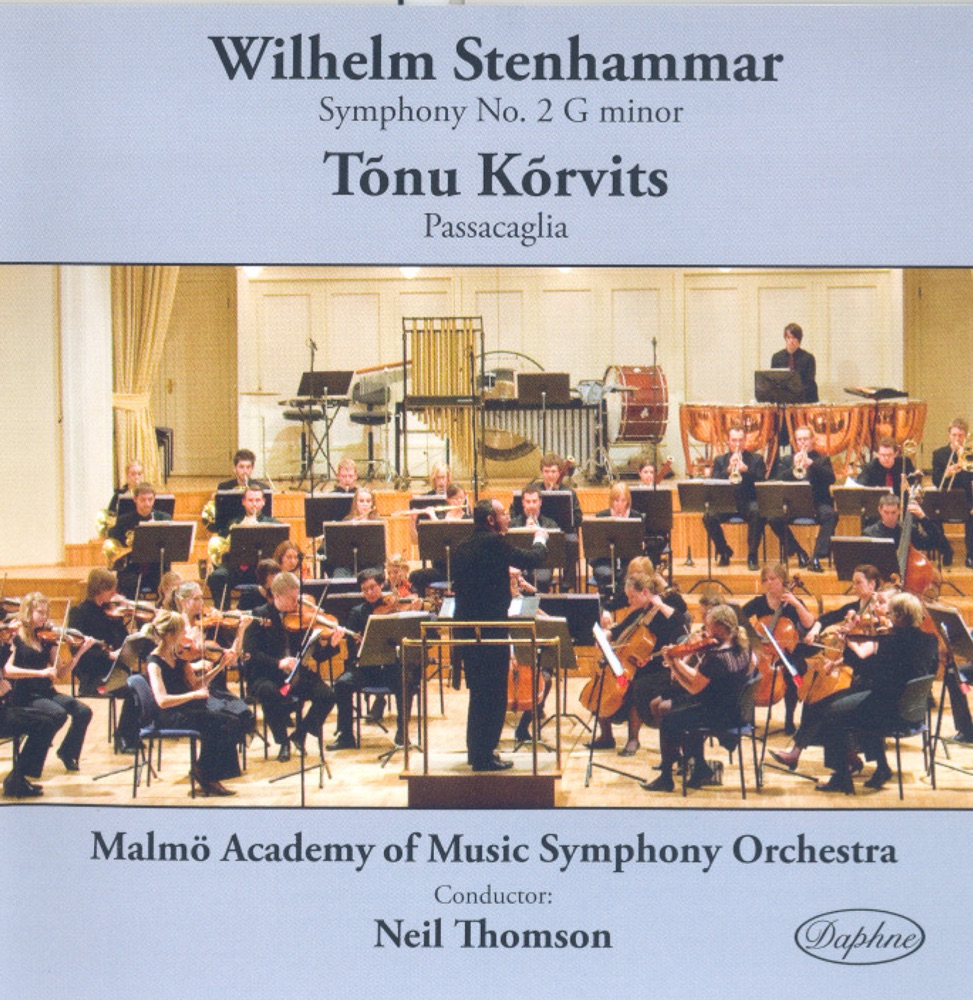 Обложка альбома «Stenhammar: Symphony No. 2 - Korvits: Passacaglia for Orchestra» — Malmö Symphony Orchestra & Neil Thomson