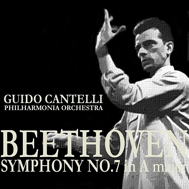 Обложка альбома «Beethoven: Symphony No. 7 in A Major, Op. 92» — Philharmonia Orchestra & Guido Cantelli