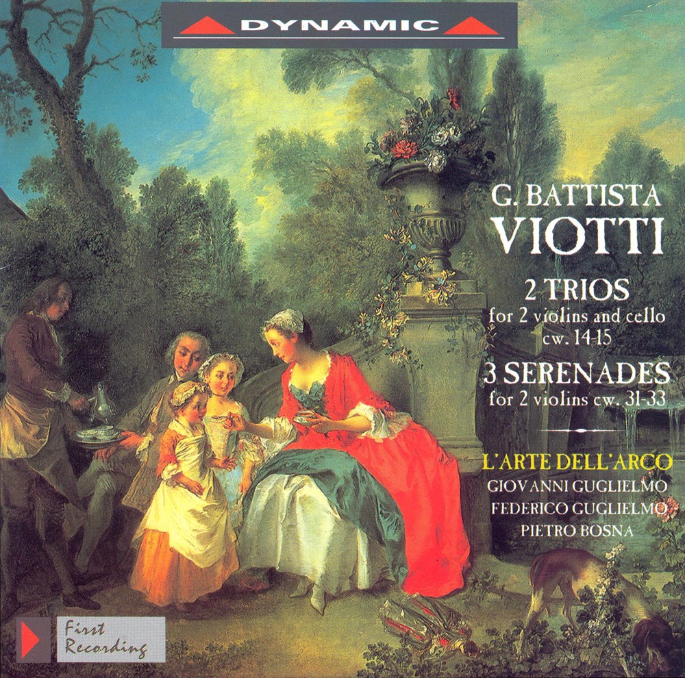 Обложка альбома «Viotti: Trio Nos. 14 and 15, Serenades in A Major, D Major & G Major» — L' Arte dell'Arco
