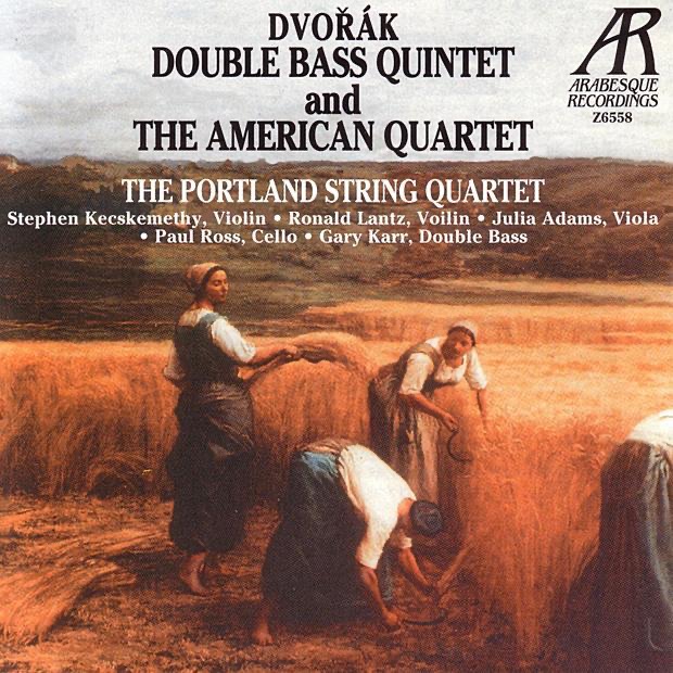 Обложка альбома «Dvorak: Double Bass Quintet And The American Quartet» — The Portland String Quartet