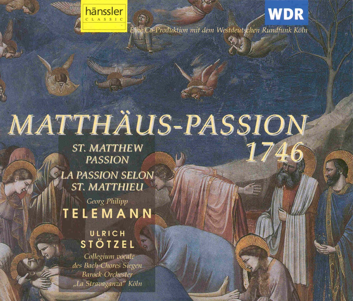 Telemann: St. Matthew Passion cover art