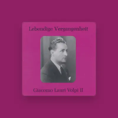 Listen to Giacomo Lauri-Volpi, watch music videos, read bio, see tour dates & more!