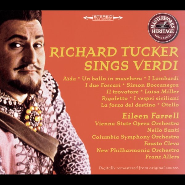 Cover of Masterworks Heritage: Richard Tucker