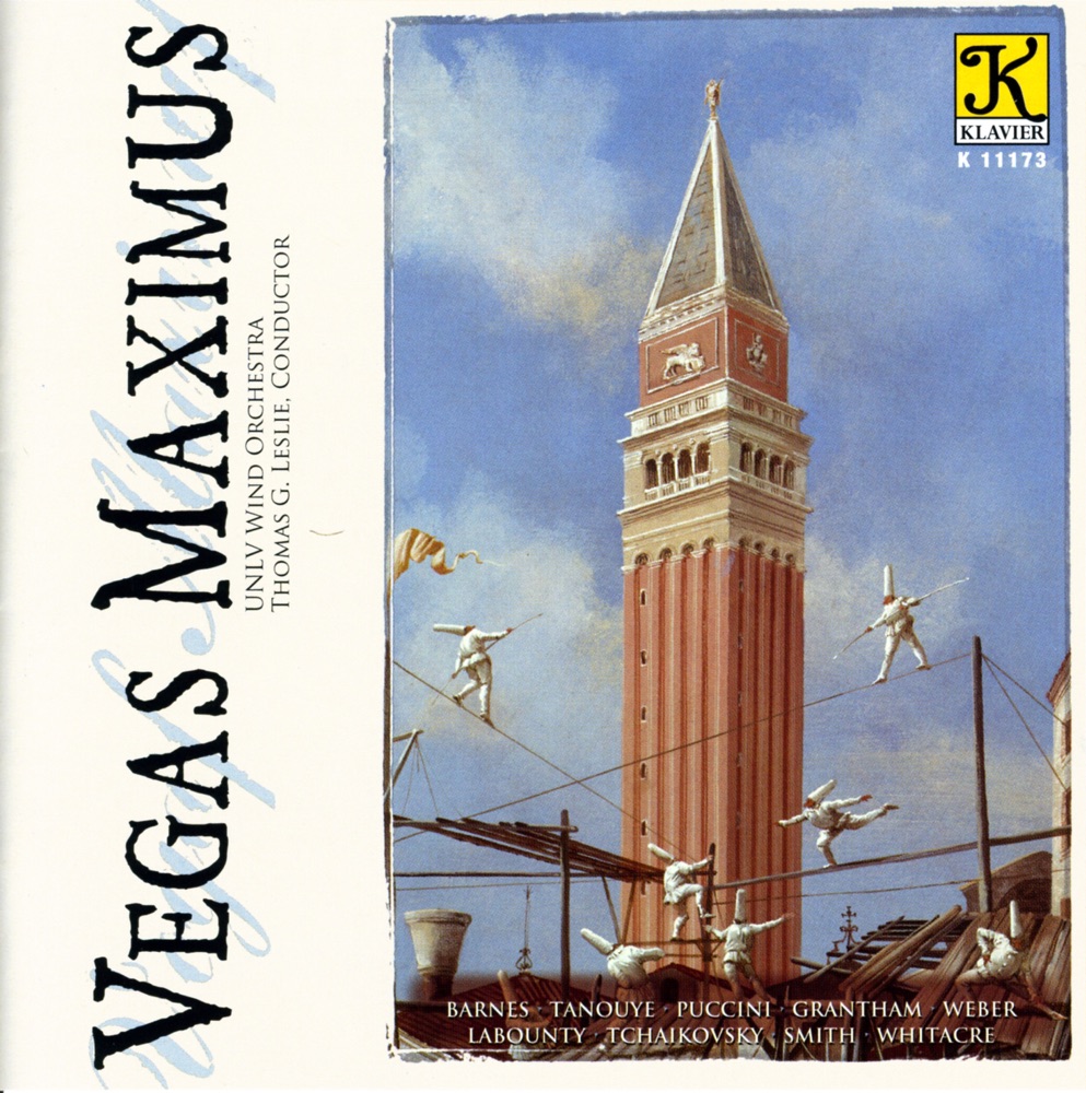 Обложка альбома «Unlv Wind Orchestra: Vegas Maximus - A 50th Anniversary Celebration of the University of Nevada, Las Vegas» — Thomas Leslie, UNLV Wind Orchestra & Alfonse Anderson