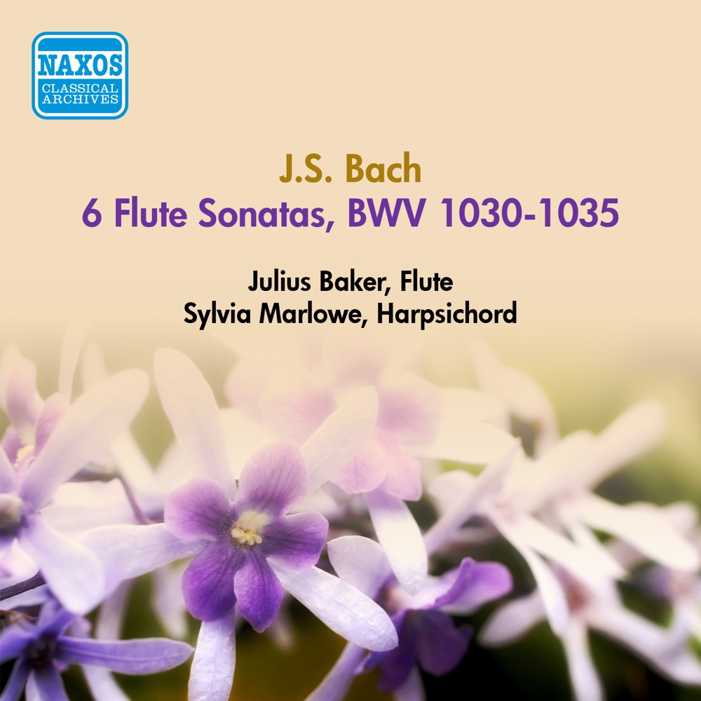 Обложка альбома «Bach: Flute Sonatas, BWV 1030 - 1035» — Julius Baker & Sylvia Marlowe