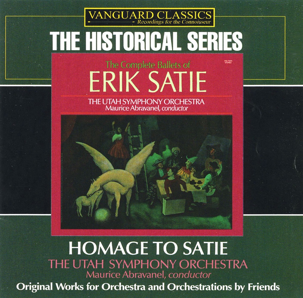 Обложка альбома «Satie: Ballets» — Utah Symphony & Maurice Abravanel
