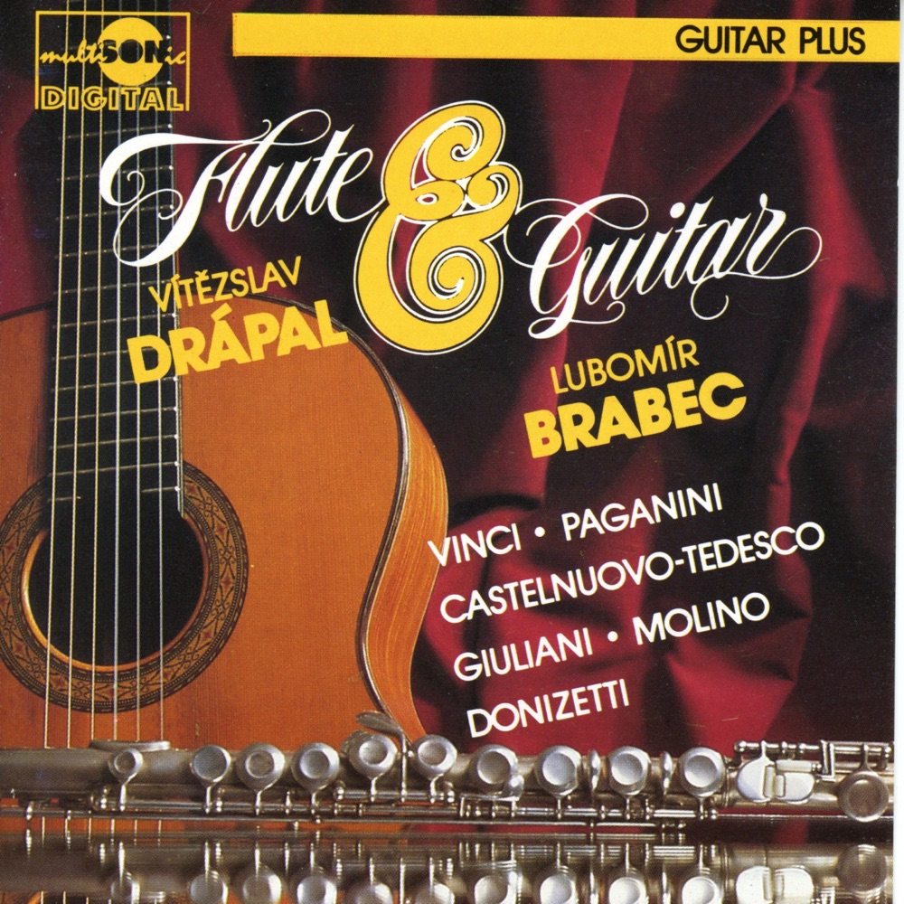 Обложка альбома «Flute and Guitar Italian Music (Guitar plus)» — Vitězslav Drápal & Lubomír Brabec
