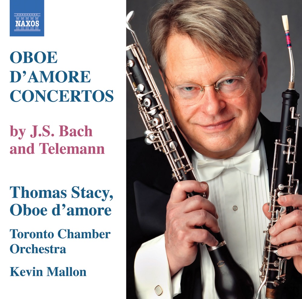 Обложка альбома «Bach: Oboe D'amore Concertos & Telemann: Oboe D'amore Concertos» — Thomas Stacy, Kevin Mallon & Toronto Chamber Orchestra