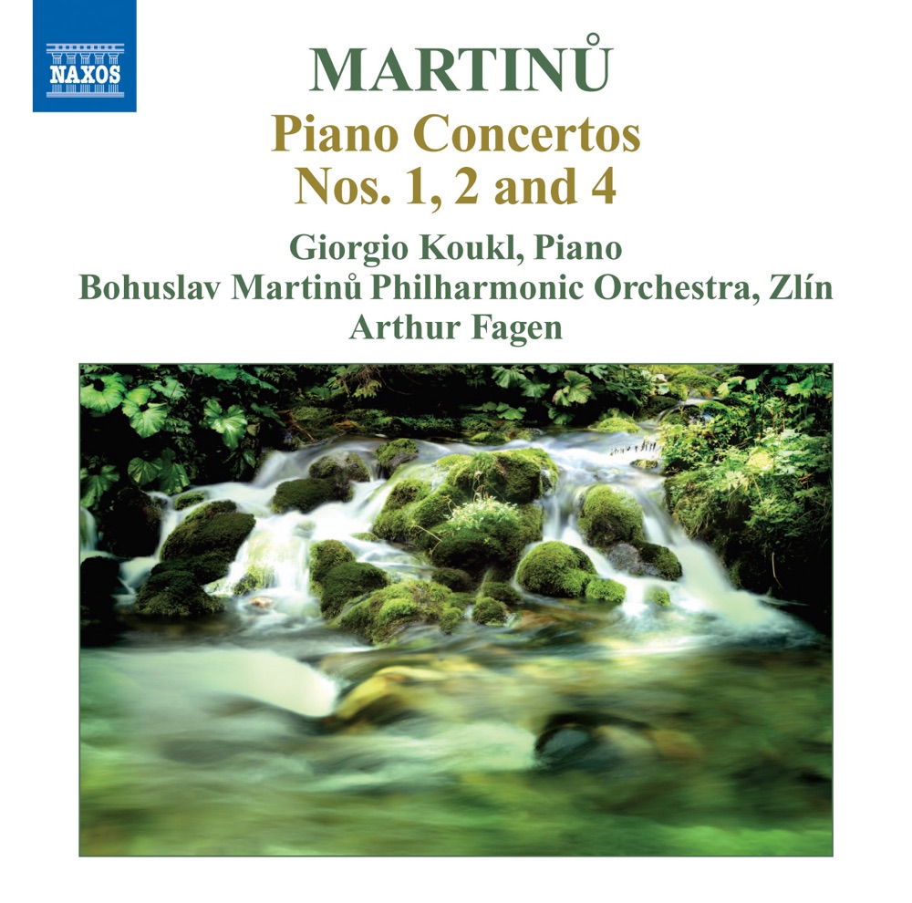Обложка альбома «Martinu: Piano Concertos Nos. 1, 2, 4» — Giorgio Koukl, Bohuslav Martinů Philharmonic Orchestra & Arthur Fagen