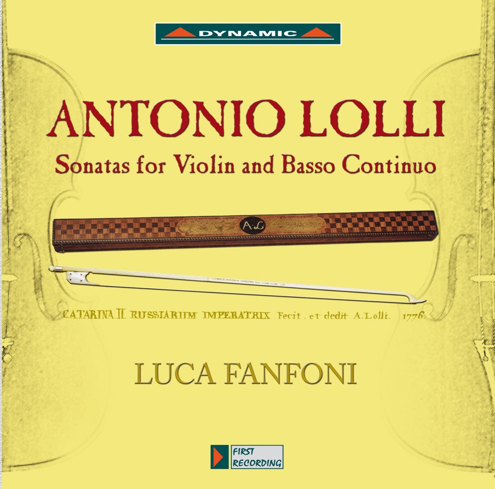 Обложка альбома «Lolli: Sonatas for Violin and Basso Continuo» — Luca Fanfoni, Marianne Chen, Paola Del Giudice, Antonella Tanetti & Erich Galliani