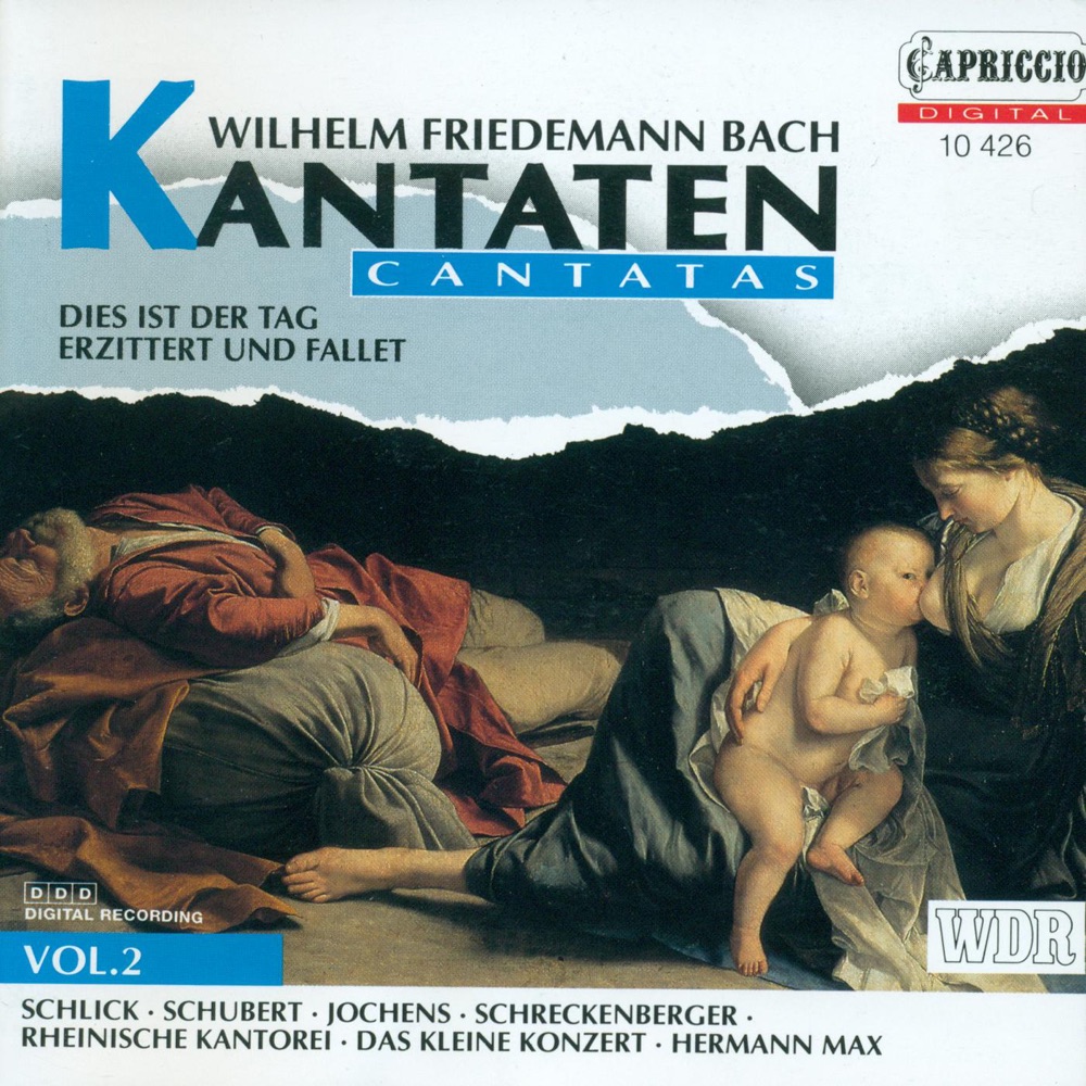 Обложка альбома «W.F. Bach: Cantatas, Vol. 2 - F. 64, 83 & 85» — Hermann Max, Barbara Schlick & Stephan Schreckenberger