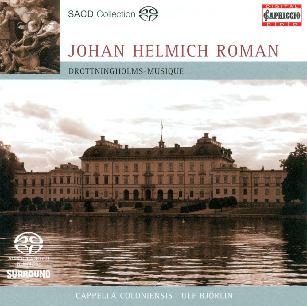 Обложка альбома «Roman, J.H.: Drottningholmsmusique - Concerto Grosso In B Flat Major» — Cappella Coloniensis, Ulf Bjorlin & Helmut Hucke