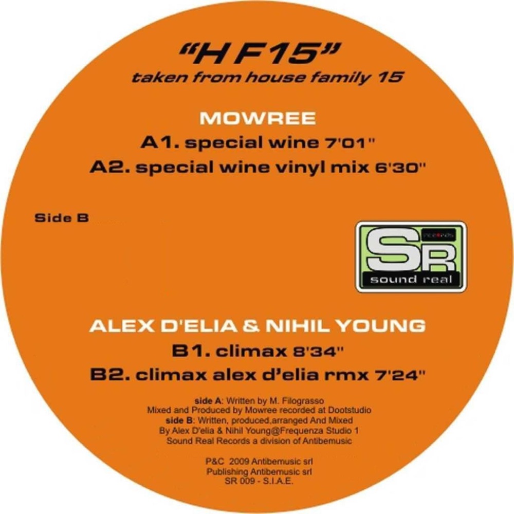 Обложка альбома «HF 15 - EP» — Alex D'Elia & Nihil Young