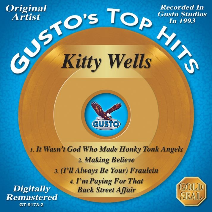 Обложка альбома «Gusto Top Hits - It Wasn't God Who Made Honky Tonk Angels - EP» — Kitty Wells