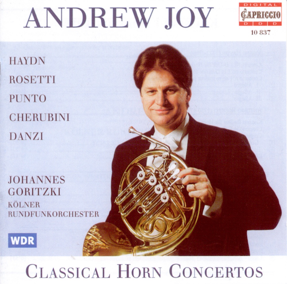 Обложка альбома «Haydn, Rosetti, Punto, Cherubini & Danzi: Horn Recital» — Johannes Goritzki, Cologne Radio Orchestra & Andrew Joy