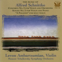 The Music Of Alfred Schnittke performed by Levon Ambartsumian - Anatoly Sheludyakov, Levon Ambartsumian & Tchaikovsky Symphony Orchestra