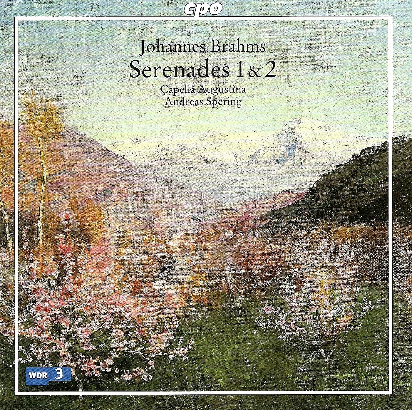 Brahms: Serenades Nos. 1 and 2 by Andreas Spering & Capella Augustina album cover
