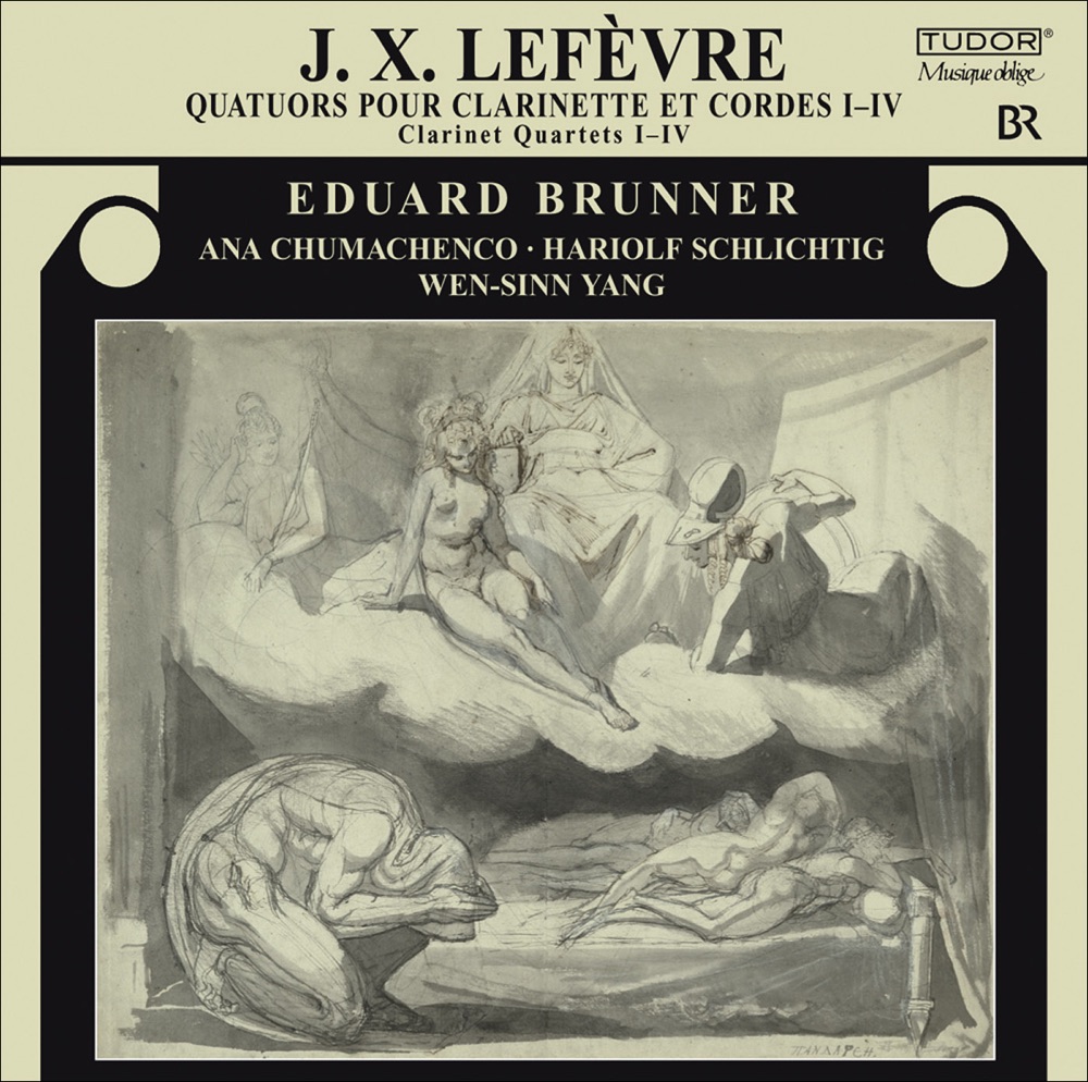 Обложка альбома «Lefevre, J.X.: Clarinet Quartets Nos. 1-4» — Eduard Brunner, Wen-Sinn Yang, Hariolf Schlichtig & Ana Chumachenco
