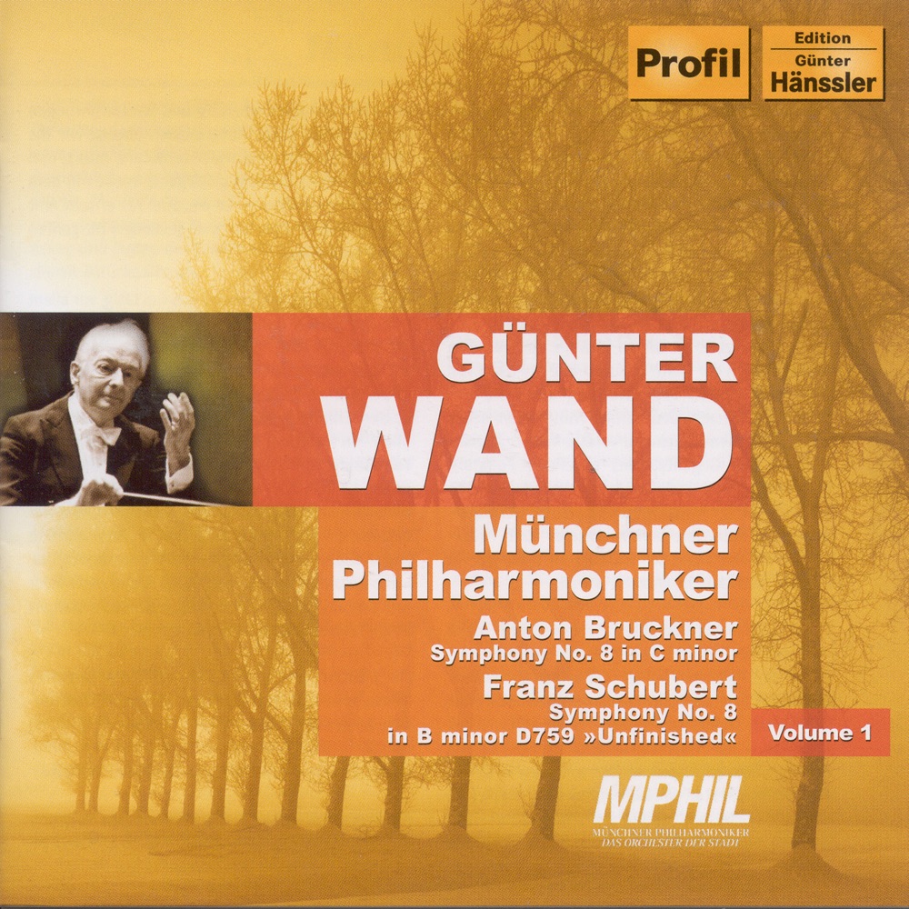 Обложка альбома «Bruckner: Symphony No. 8 - Schubert: Symphony No. 8» — Günter Wand & Munich Philharmonic