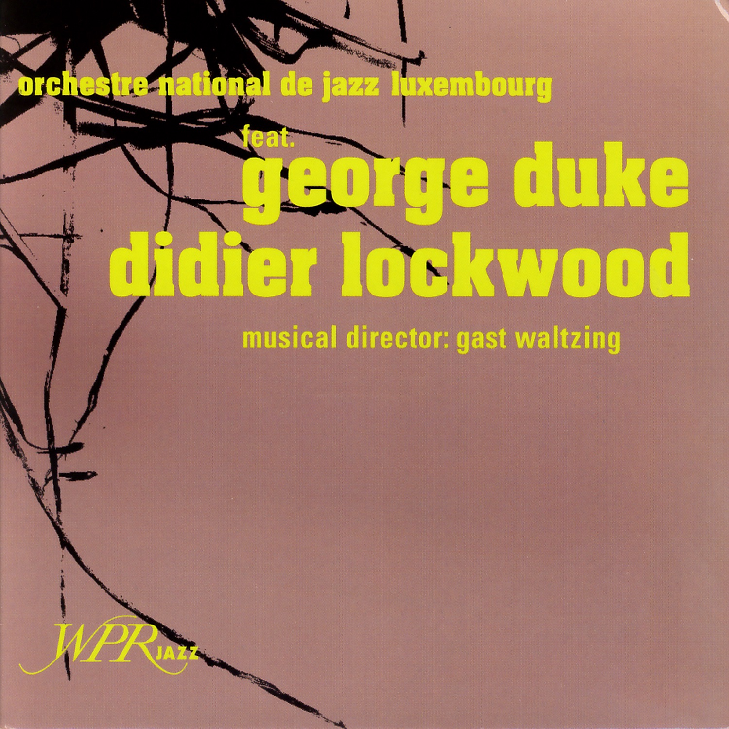 Orchestre National de Jazz Luxembourg (feat. George Duke & Didier Lockwood) by Gast Waltzing album cover