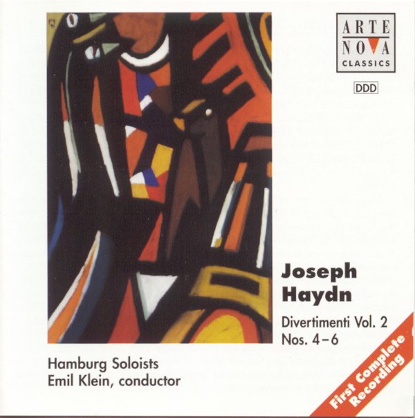 Обложка альбома «Haydn: Divertimenti Vol. 2» — Emil Klein & Hamburg Soloists