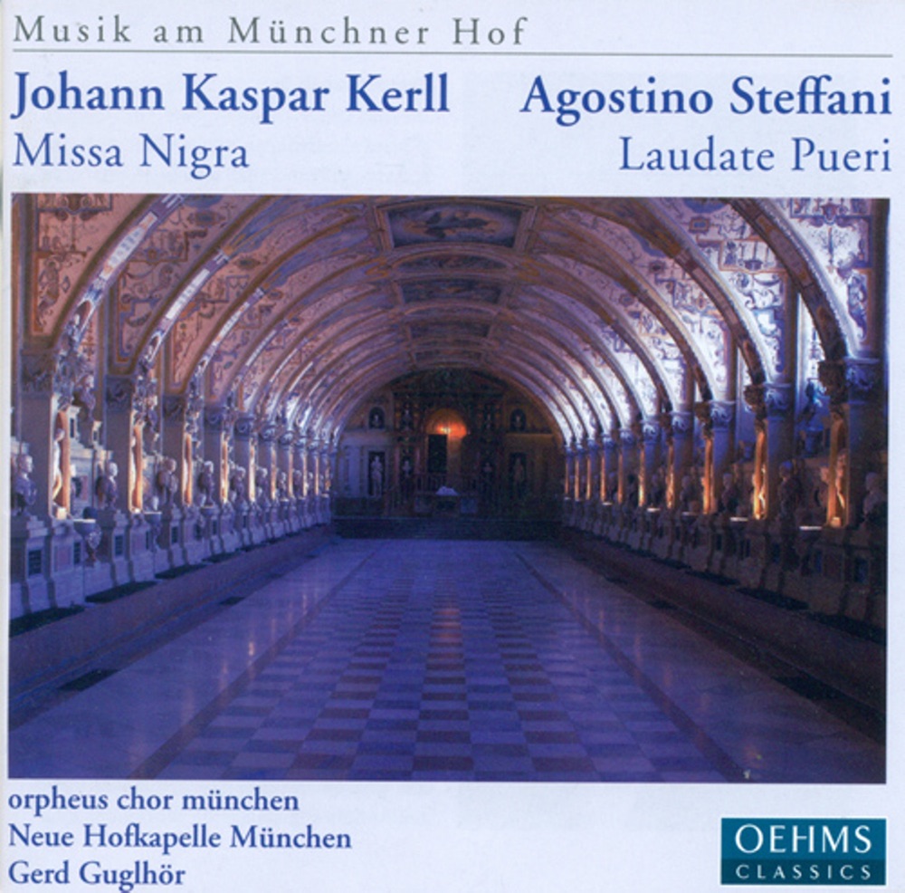 Обложка альбома «Kerll, J.C.: Missa Nigra - Delectus - Laudate Pueri» — Hermann Oswald, Constanze Backes, Thomas Hamberger, Munich Orpheus Choir, Gerd Guglhör, Gerlinde Sämann, Neue Hofkapelle München, Alan Dornak & Robert Sellier