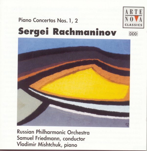 Обложка альбома «Rachmaninov: Piano Concertos No.1 & No.2» — Samuel Friedmann, Vladimir Mishtchuk & Russian Philharmonic Orchestra