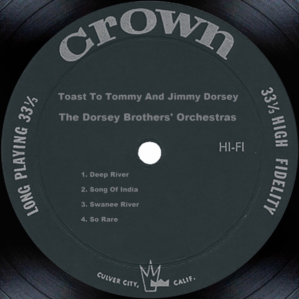 Toast to Tommy and Jimmy Dorsey - EP