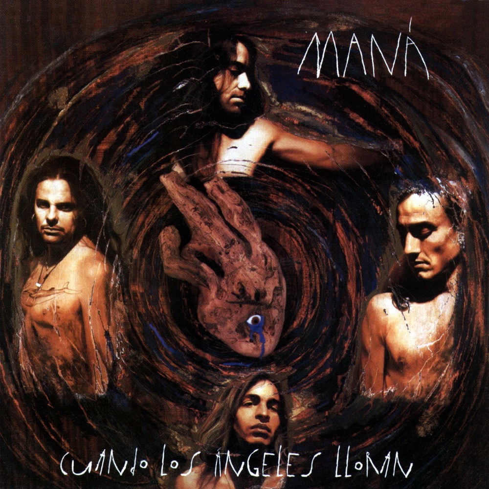 Обложка альбома «Cuando los Ángeles Lloran» — Maná
