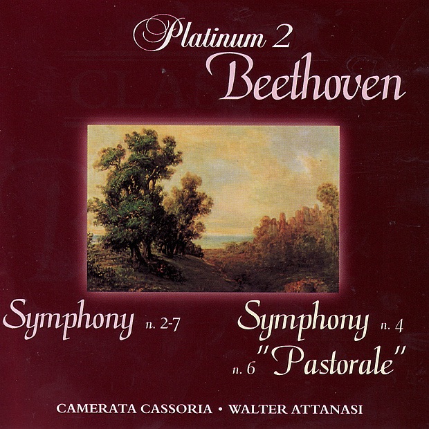 Обложка альбома «Beethoven: Symphonies Nos. 2, 4, 6 & 7» — Camerata Cassovia & Walter Attanasi