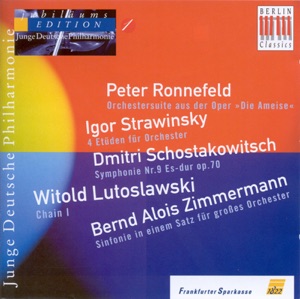 Ronnefeld, Shostacovich, Lutoslawski & Zimmermann: Orchestral Music (German Youth Philharmonic Jubilee Edition, Vol. 1)