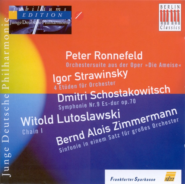 Ronnefeld, Shostacovich, Lutoslawski & Zimmermann: Orchestral Music (German Youth Philharmonic Jubilee Edition, Vol. 1)