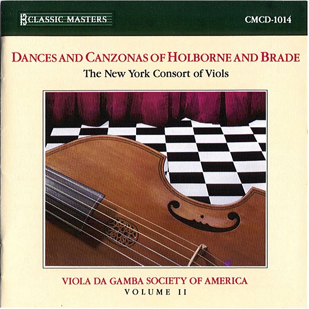 Обложка альбома «Dances and Canzonas of Holborne and Brade, Vol. 2» — New York Consort of Viols