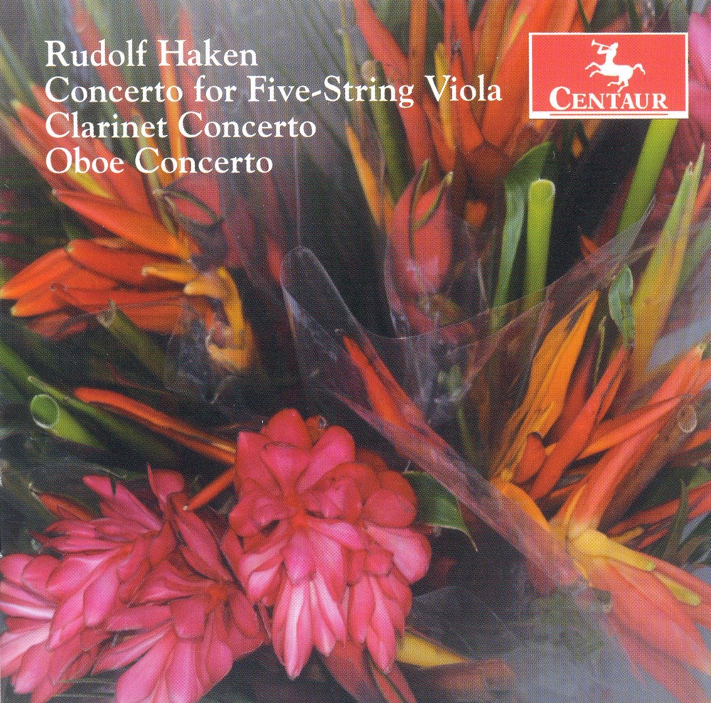 Обложка альбома «Haken, R.: 5-String Viola Concerto - Clarinet Concerto - Oboe Concerto» — Julien Benichou, Studio Orchestra, Rudolf Haken, Marcos Machado, William King, Mark Moore, Nancy Ambrose King & Scott Oakes