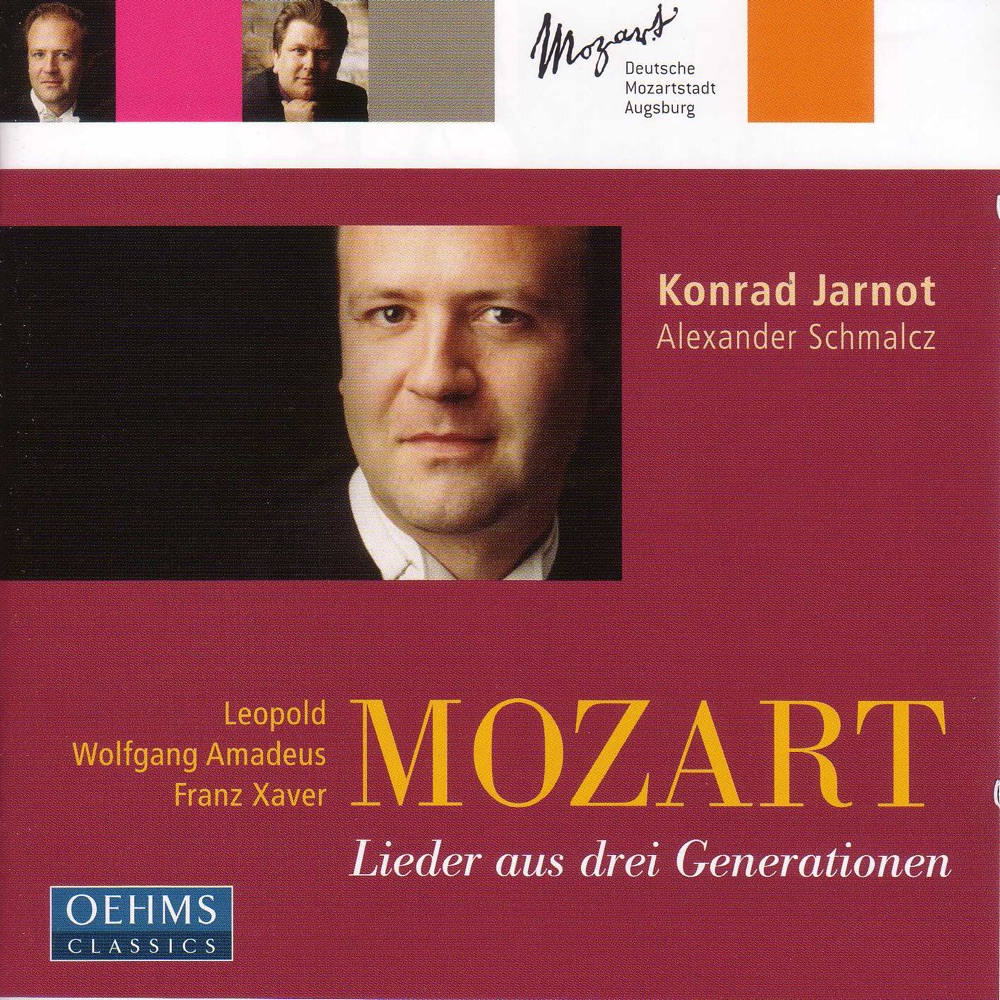 Обложка альбома «L. Mozart, W. Mozart & Baroni - Cavalcabo: Lieder from 3 Mozart Generations» — Konrad Jarnot & Alexander Schmalcz