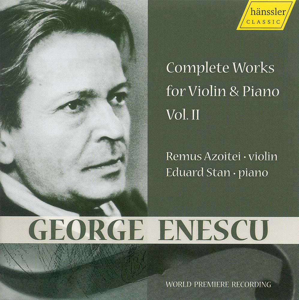 Обложка альбома «Enescu, G.: Violin Music, Vol. 2» — Azoitei Remus & Eduard Stan