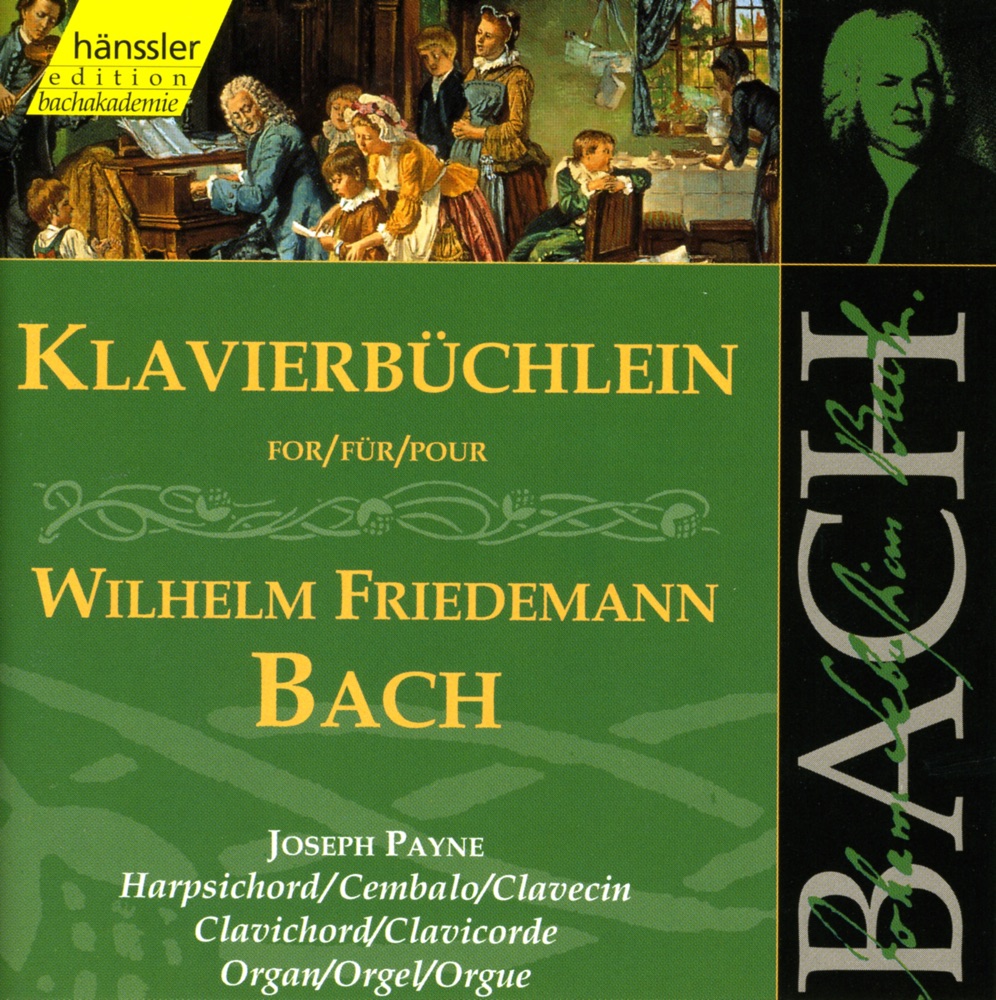 Обложка альбома «Bach, J.S.: Klavierbuchlein for Wilhelm Friedemann Bach» — Joseph Payne