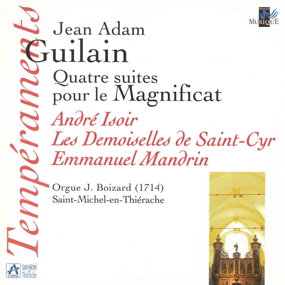 Обложка альбома «Guilain: Quatre suites pour le Magnificat» — André Isoir, Les Demoiselles de Saint-Cyr & Emmanuel Mandrin