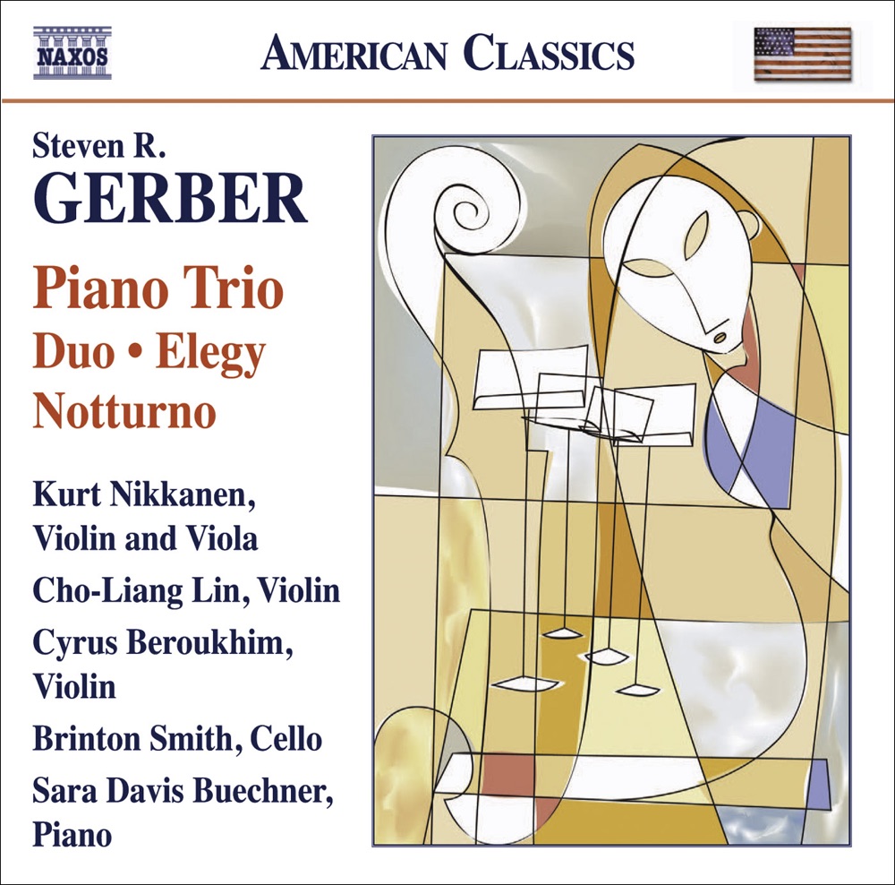 Обложка альбома «Gerber: Chamber Music - Piano Trio, Duo, Elegy, Notturno & Gershwiniana» — Cho-Liang Lin, Kurt Nikkanen & Cyrus Beroukhim