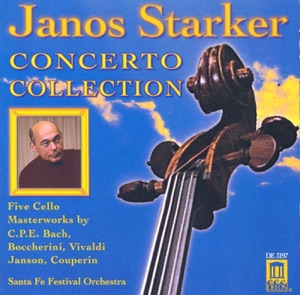 Cello Recital: Janos Starker: C.P.E. Bach, Boccherini, Vivaldi, Janson & Couperin