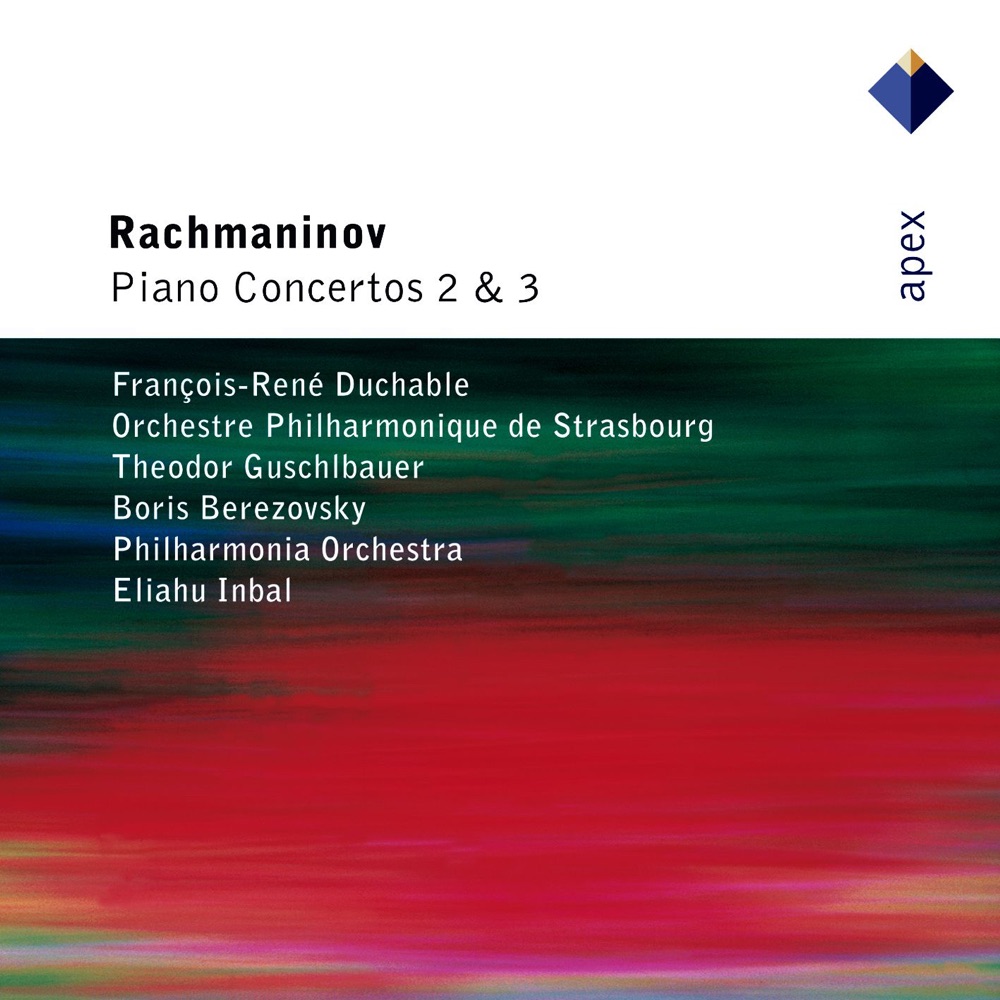 Обложка альбома «Rachmaninov: Piano Concertos Nos. 2 & 3» — François-René Duchâble, Orchestre philharmonique de Strasbourg & Théodor Guschlbauer