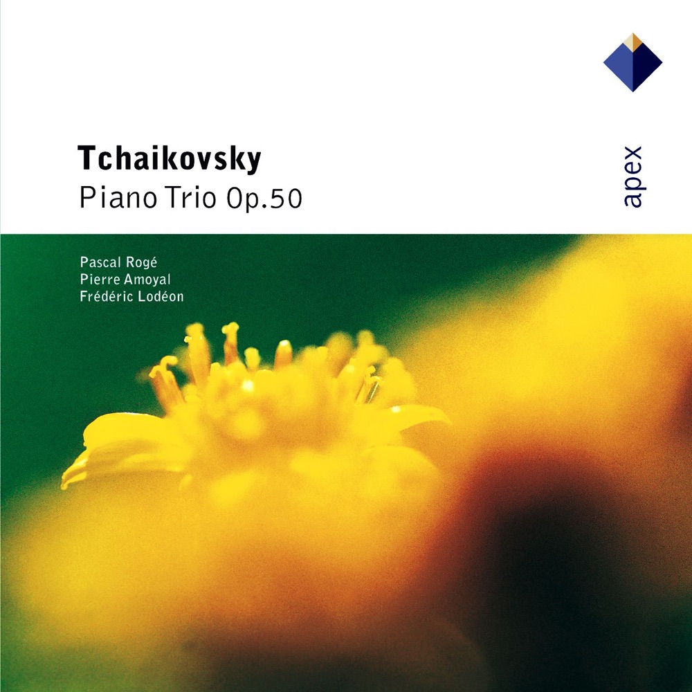 Обложка альбома «Tchaikovsky: Piano Trio» — Pierre Amoyal, Frédéric Lodéon & Pascal Rogé