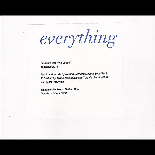 Обложка альбома «Everything - Single» — Lisbeth Scott & Nathan Barr