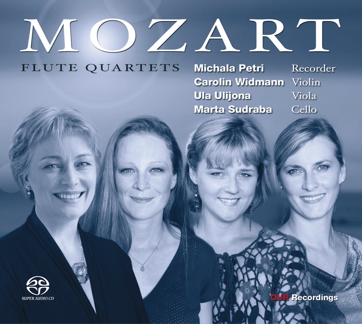 Mozart, W.A.: Flute Quartets Nos. 1-4 by Carolin Widmann, Michala Petri, Ula Ulijona & Marta Sudraba album cover