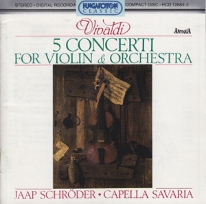 Vivaldi: 5 Concerti for Violin and Orchestra