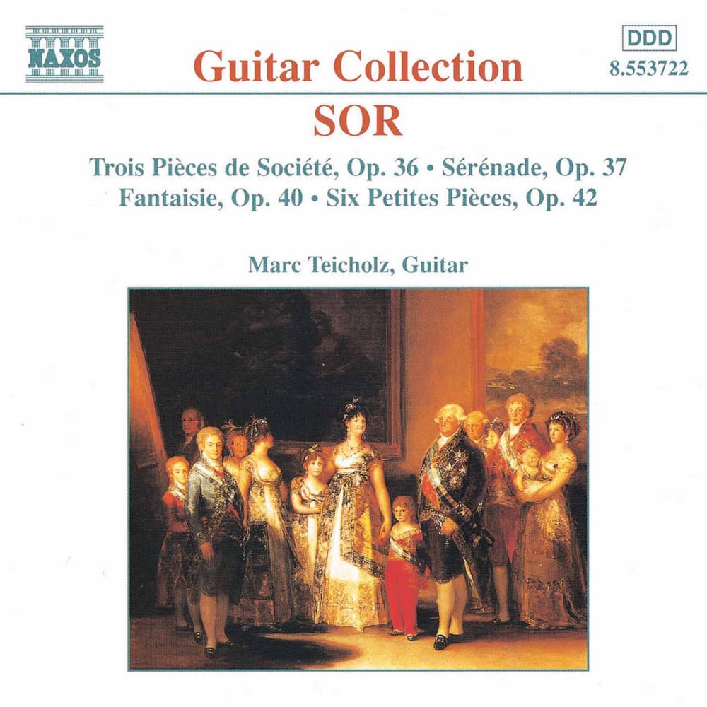 Обложка альбома «Sor: 3 Pieces De Societe, Op. 36 - 6 Petites Pieces, Op. 42» — Marc Teicholz