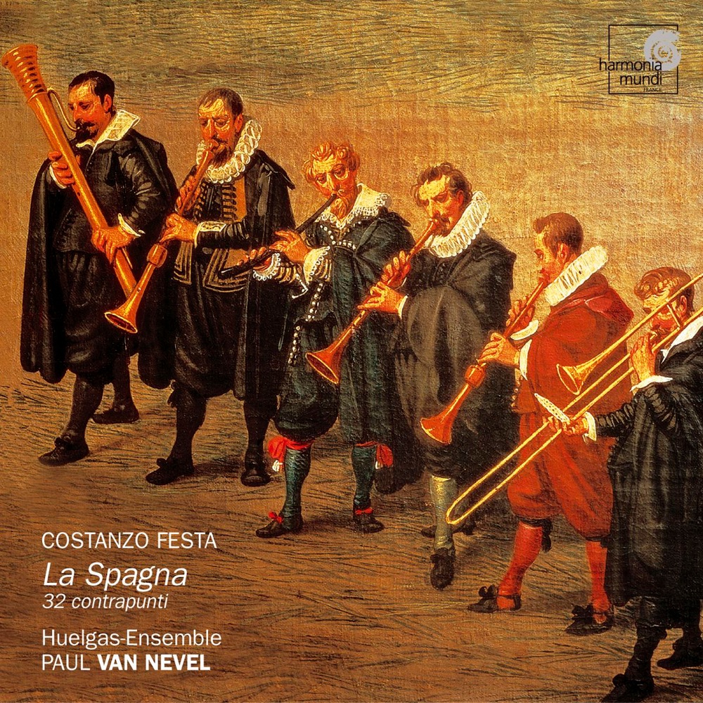 Обложка альбома «Festa: 32 Variations on "La Spagna"» — Huelgas Ensemble & Paul Van Nevel
