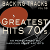 Greatest Hits 70's Vol 58 (Backing Tracks Minus Vocals) - Backing Tracks Minus Vocals