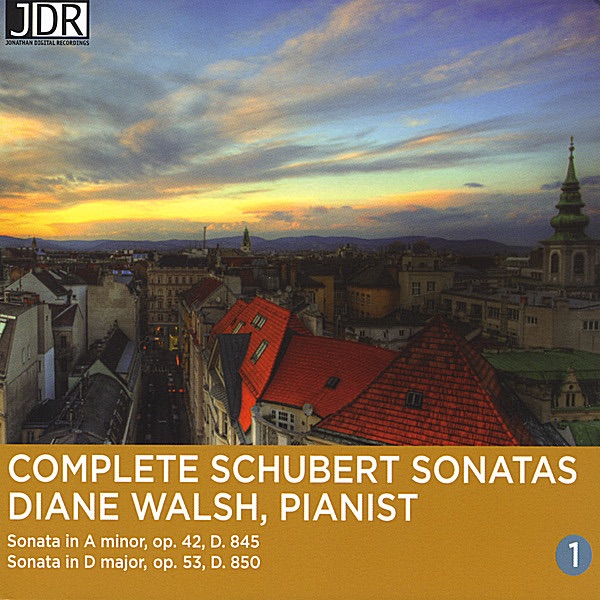 Обложка альбома «Complete Schubert Sonatas, Vol. 1» — Diane Walsh