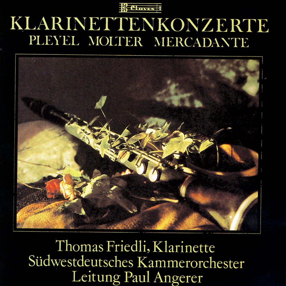 Обложка альбома «Classical Clarinet Concertos» — Thomas Friedli, Südwestdeutsches Kammerorchester Pforzheim & Paul Angerer